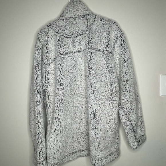 Elephant Fleece Pullover Zip Up Sweater - Picture 3 of 3